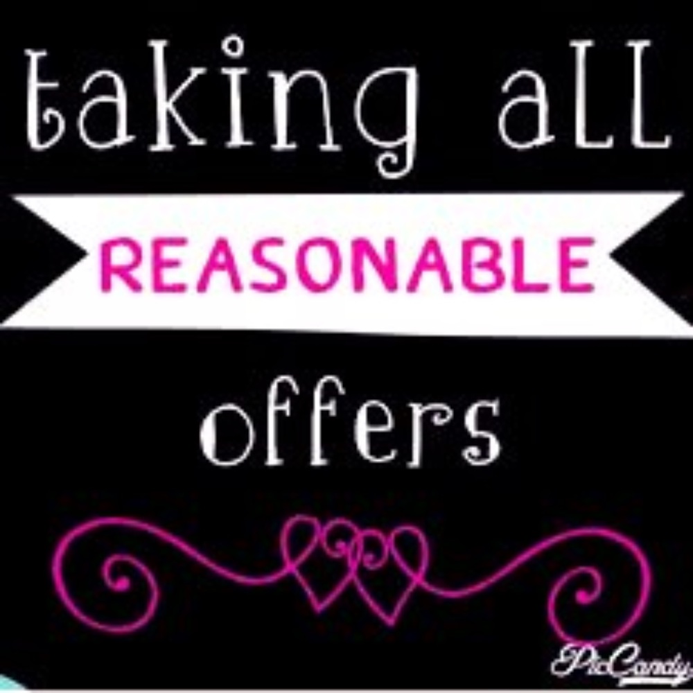 Taking reasonable offers